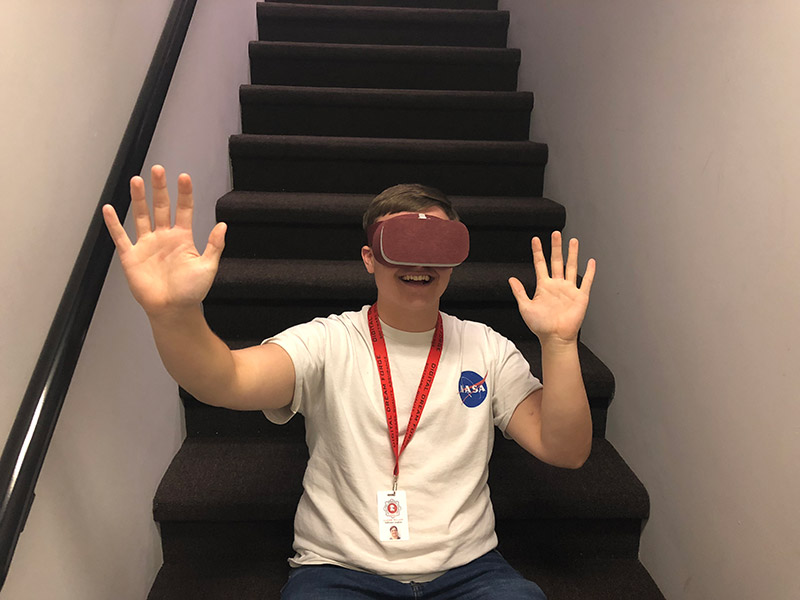 Lucas Miller interning at Digital Dream Forge