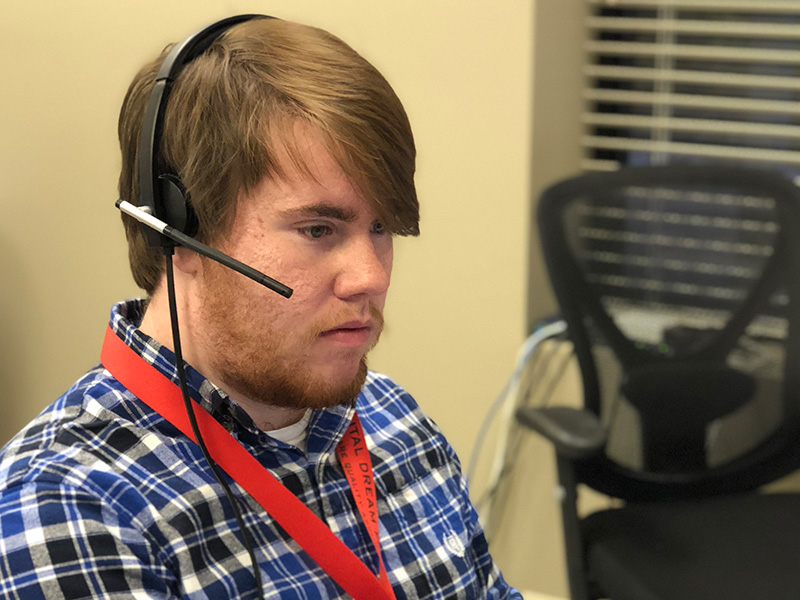 Tyler Greene interning at Digital Dream Forge